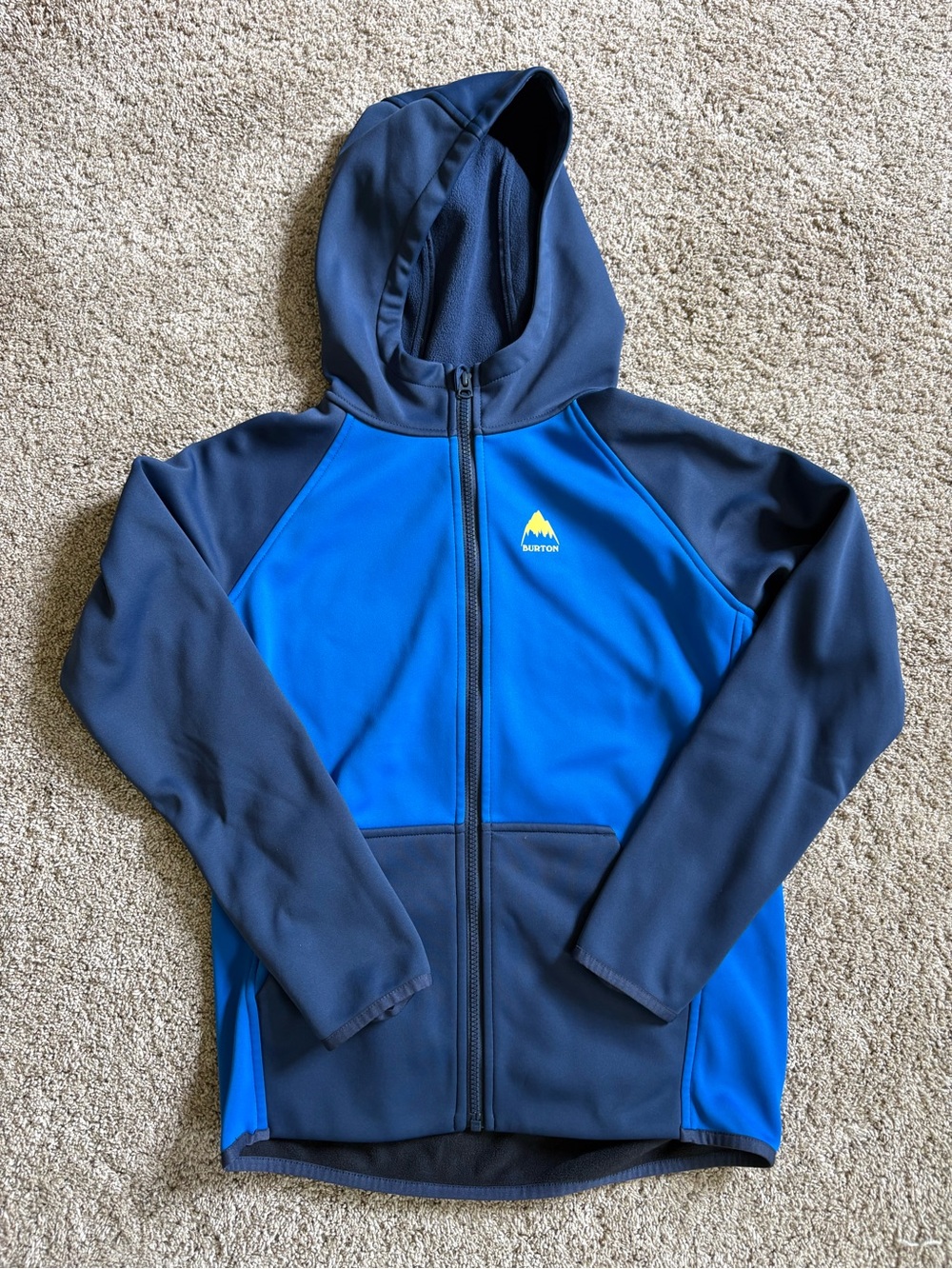 Burton Youth Fleece Lined Hoodie Size Large